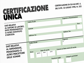Certificazione Unica 2026 redditi anno 2025
