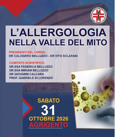 L’Allergologia nella Valle del Mito. Evento ECM ad Agrigento